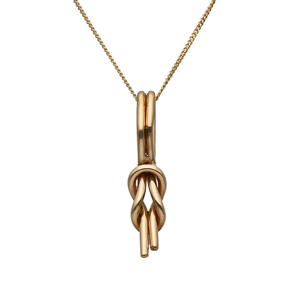 RÅBANDSKNOP ROBUST 18K halsband - Guldviva Jewellery