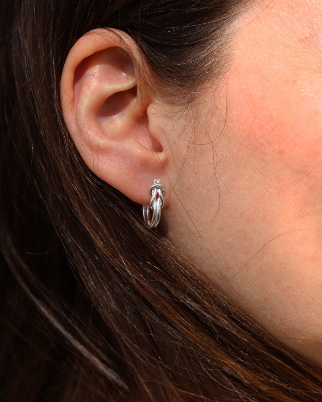 RÅBANDSKNOP (Reef Knot) stud earrings