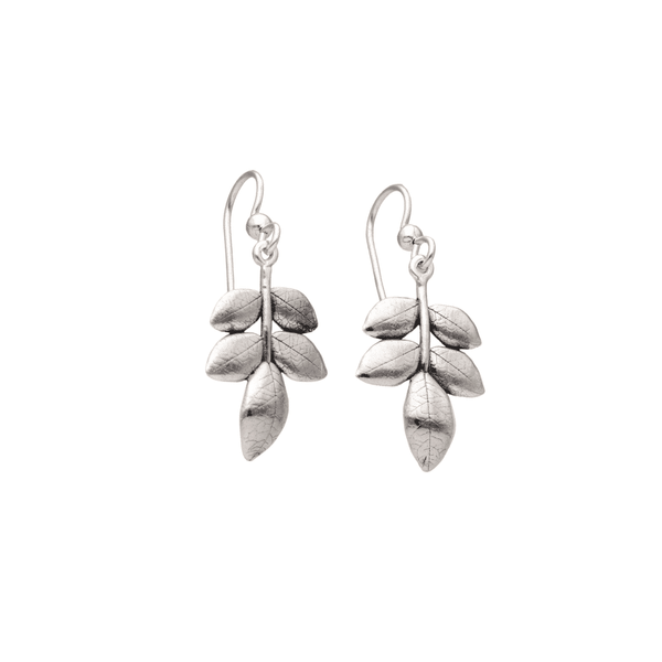 EVA blad örhänge krok - Guldviva Jewellery