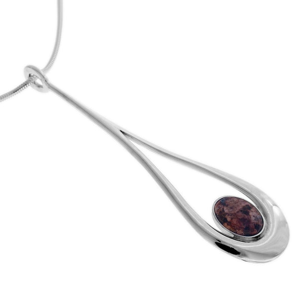 FLOW GRANIT halsband - Guldviva Jewellery
