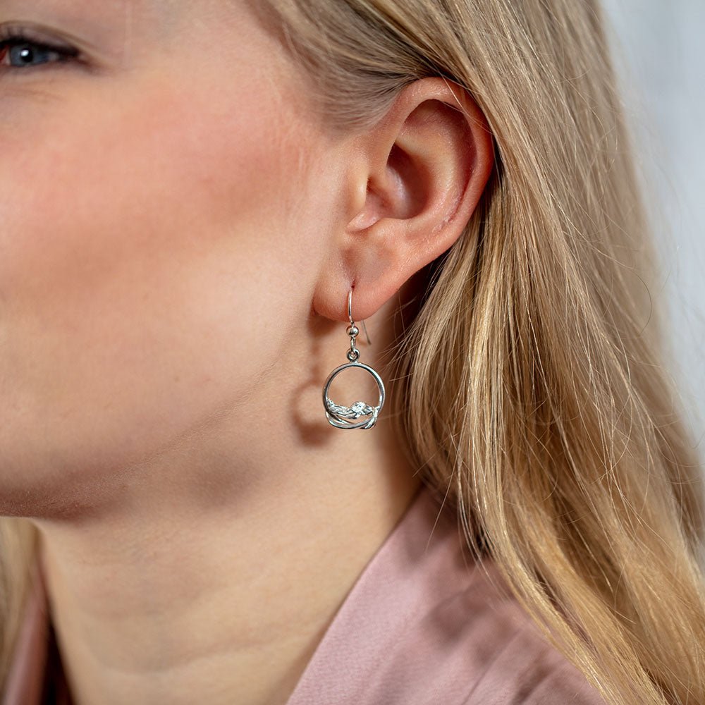 GLORY örhängen på krok - Guldviva Jewellery