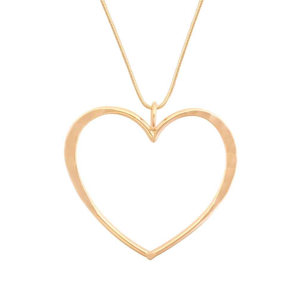 HJÄRTLIG XL 18K halsband - Guldviva Jewellery