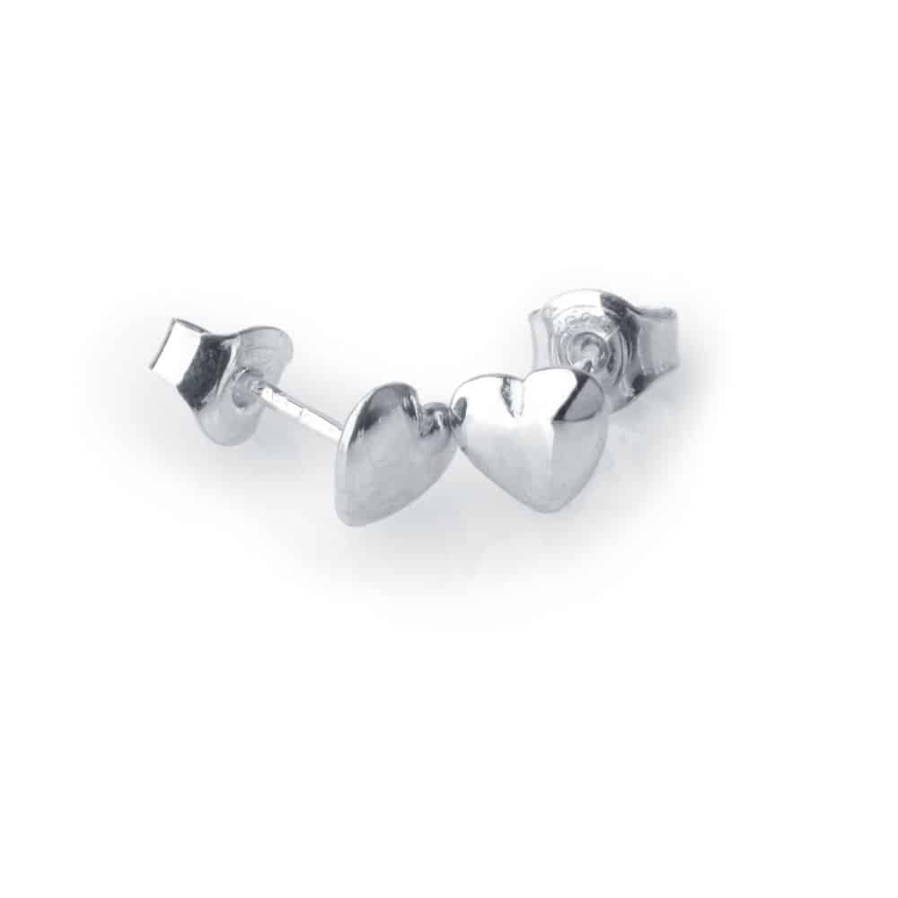 LILLA HJÄRTAT örhängen på stift - Guldviva Jewellery