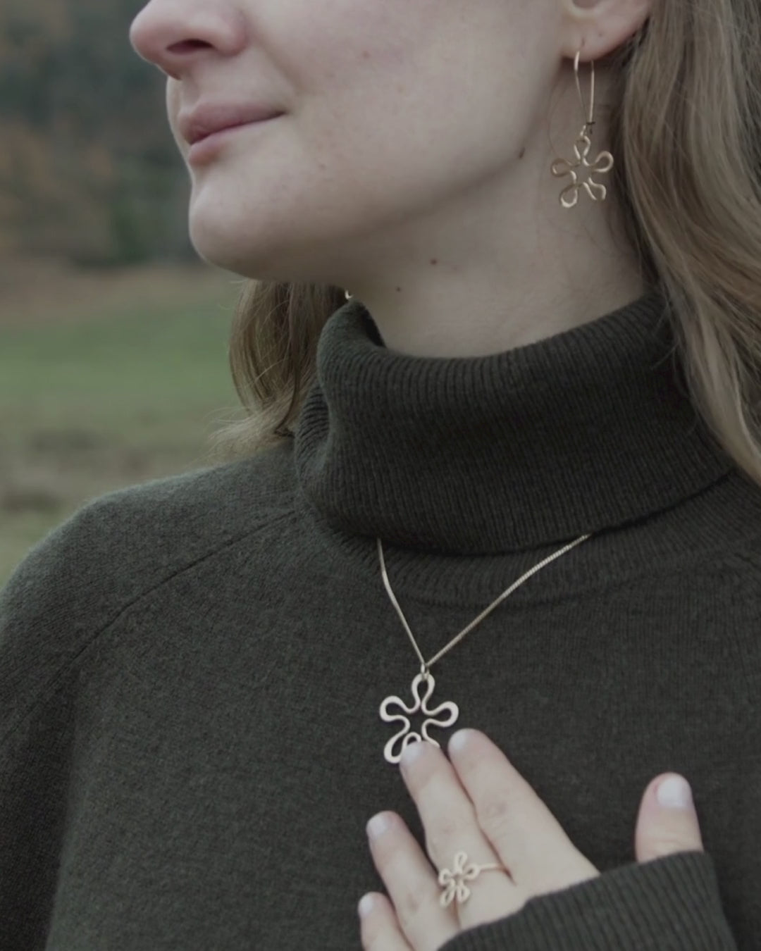 BLOMMAN™ 18K 1,5 halsband