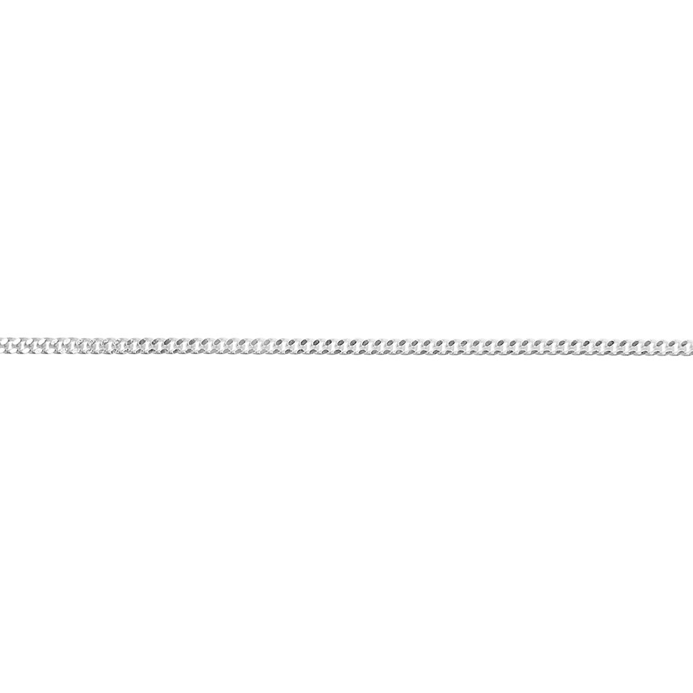 Closeup of a pansarkedja chain with interlocking links on a white background