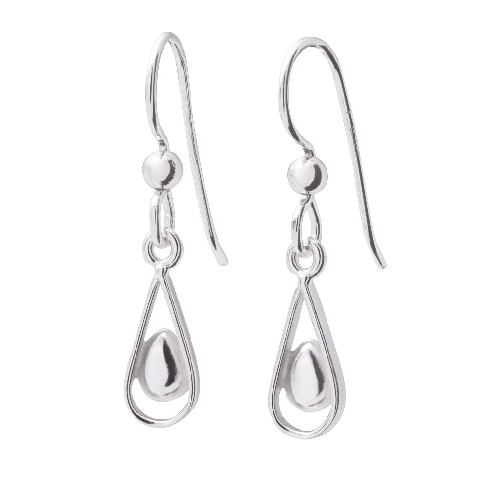 STJÄRNHUS örhängen på krok - Guldviva Jewellery