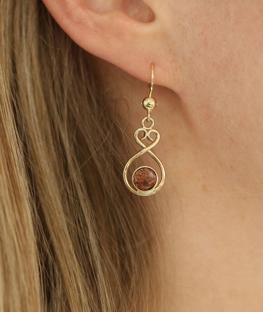 ÅLANDSHJÄRTA (Åland-Herz) 18K Ohrringe - Guldviva Jewellery