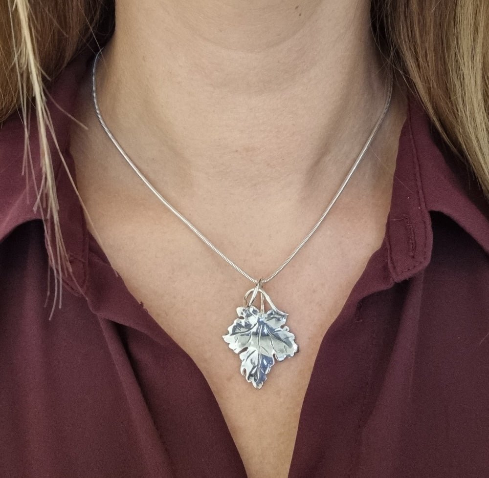 HUMLELÖV (Hopfenblatt) Halskette - Guldviva Jewellery