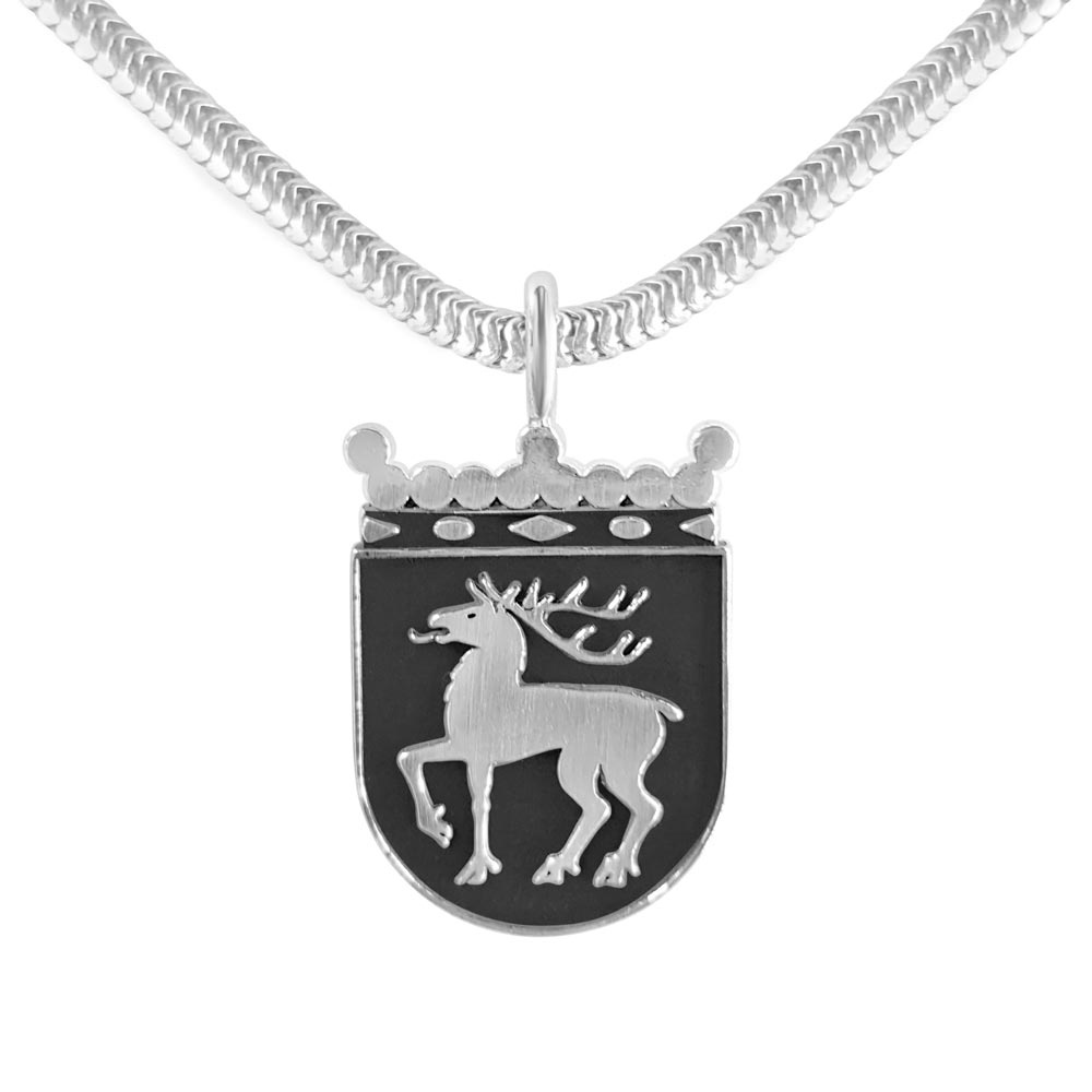 ÅLANDS VAPEN (Heraldik von Åland) XL Halskette - Guldviva Jewellery