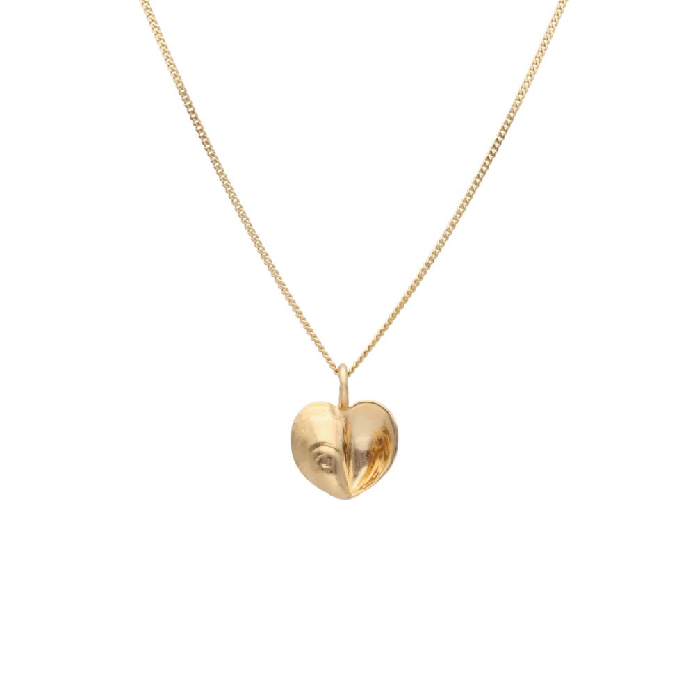 BLÅMUSSLA (Blaumuschel) HEART 18K Halskette - Guldviva Jewellery