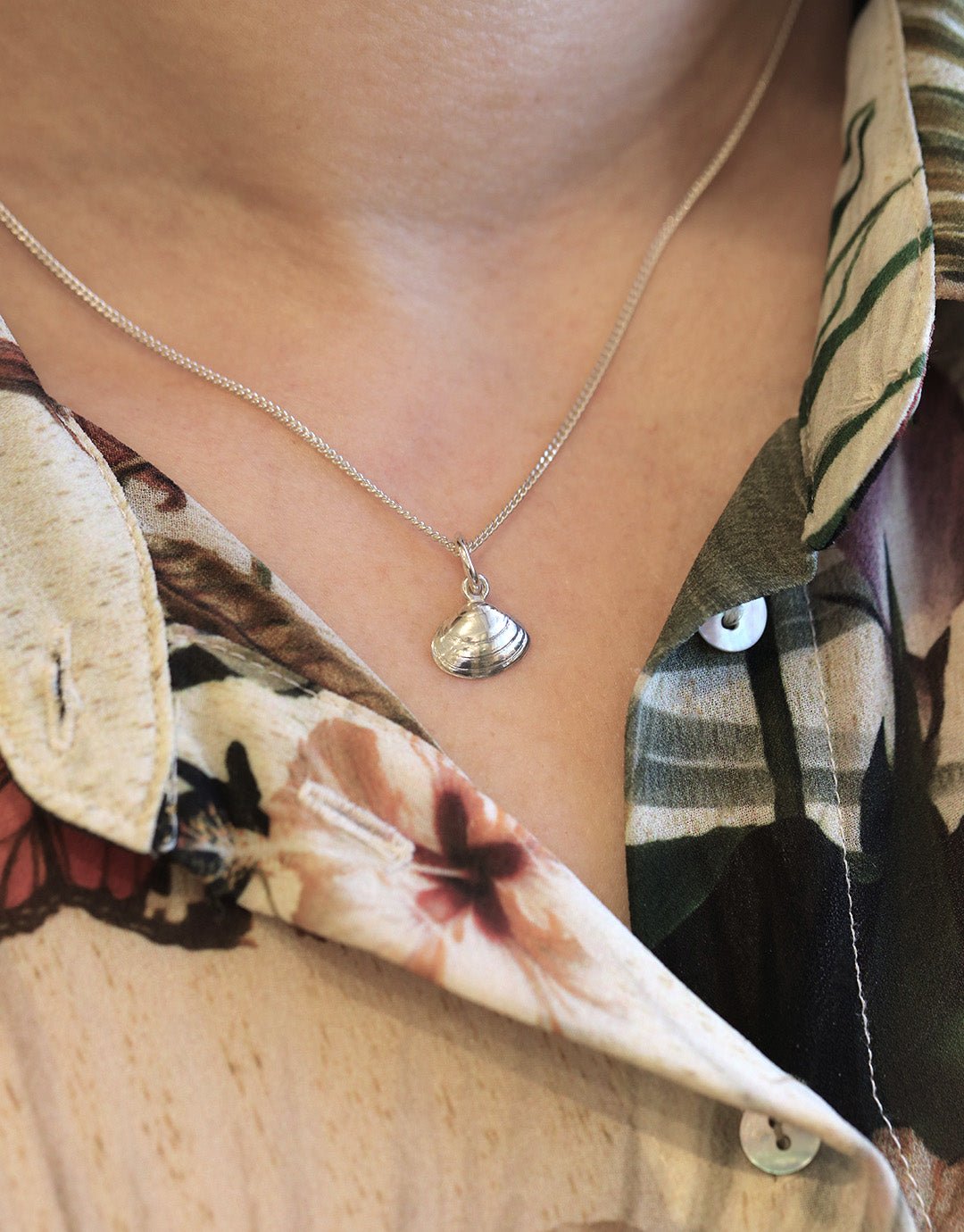 SANDMUSSLA (Sandmuschel) XS Halskette - Guldviva Jewellery