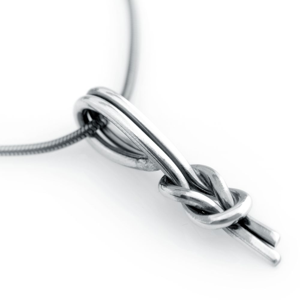 RÅBANDSKNOP (Kreuzknoten) ROBUST Halskette - Guldviva Jewellery