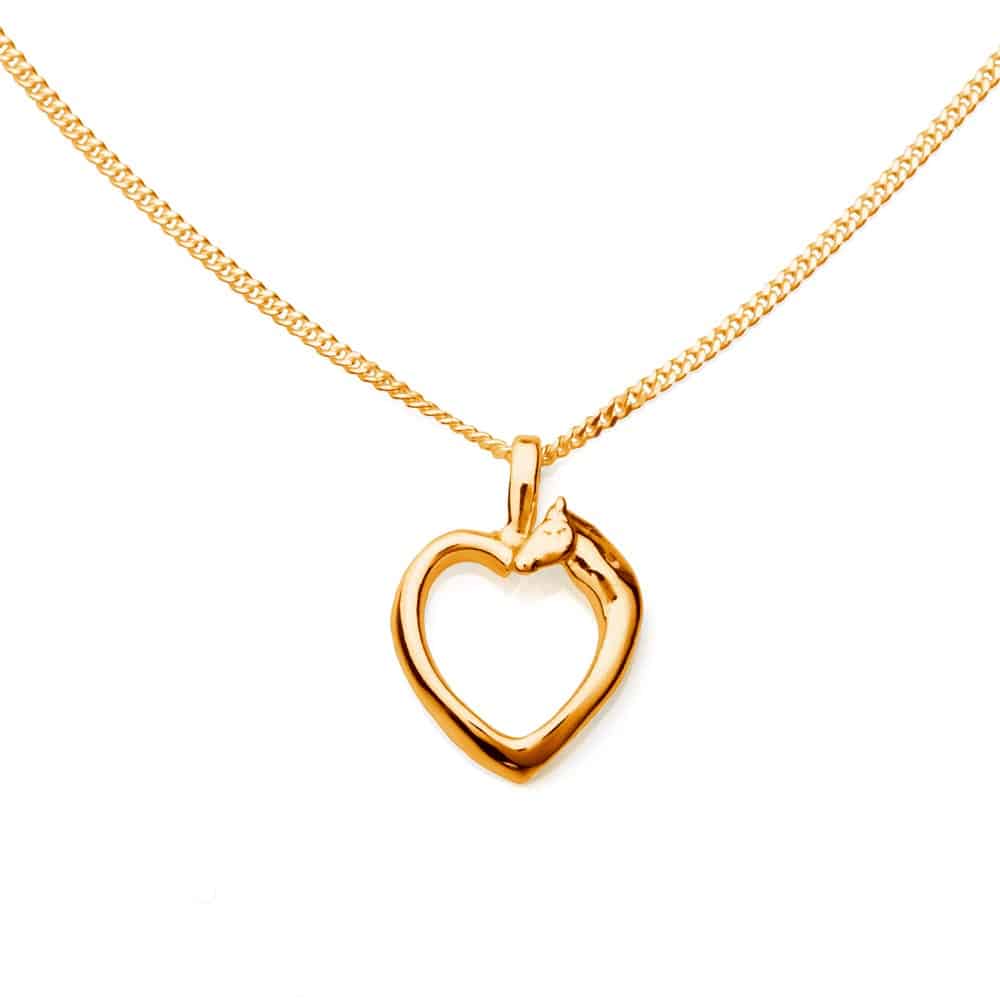 HÄST (Pferd) 18K Halskette - Guldviva Jewellery