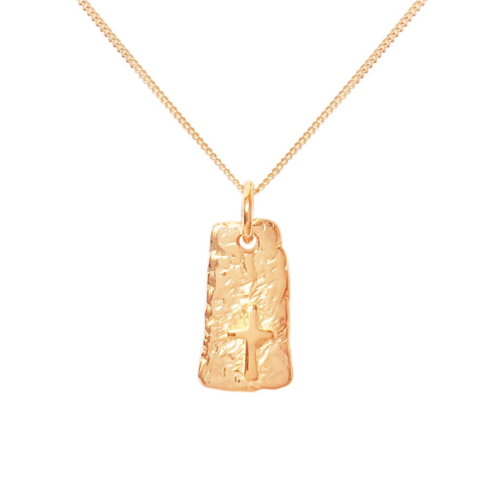 KORSPLATTA (Kreuzplatte) 18K Halskette - Guldviva Jewellery