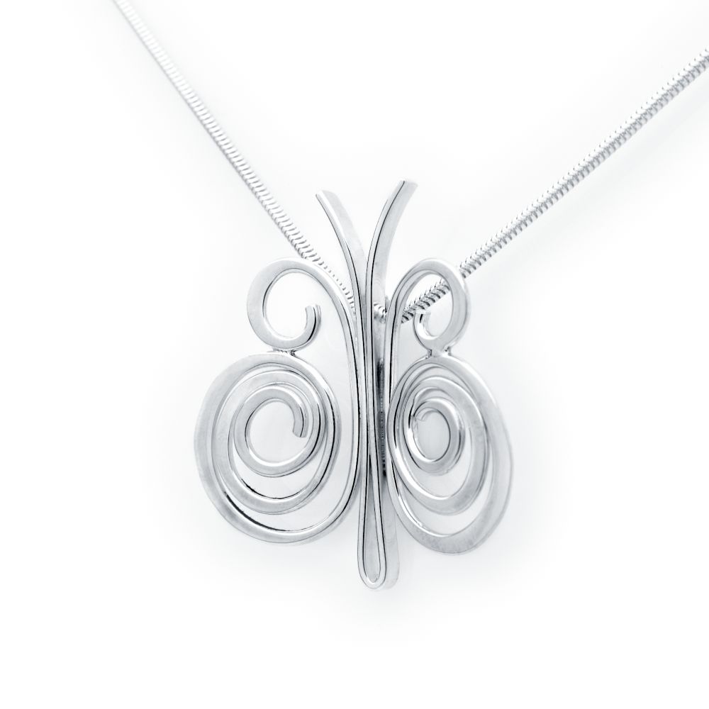 SAGA FJÄRIL (Schmetterling) Halskette Guldviva - Juwelen