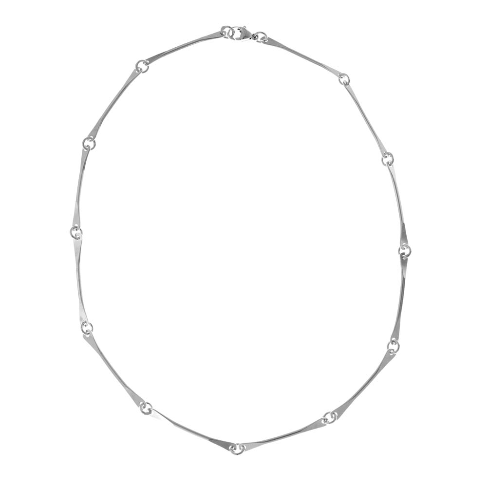 SMIDD STAVED CHAIN Halskette - ... Guldviva Jewellery