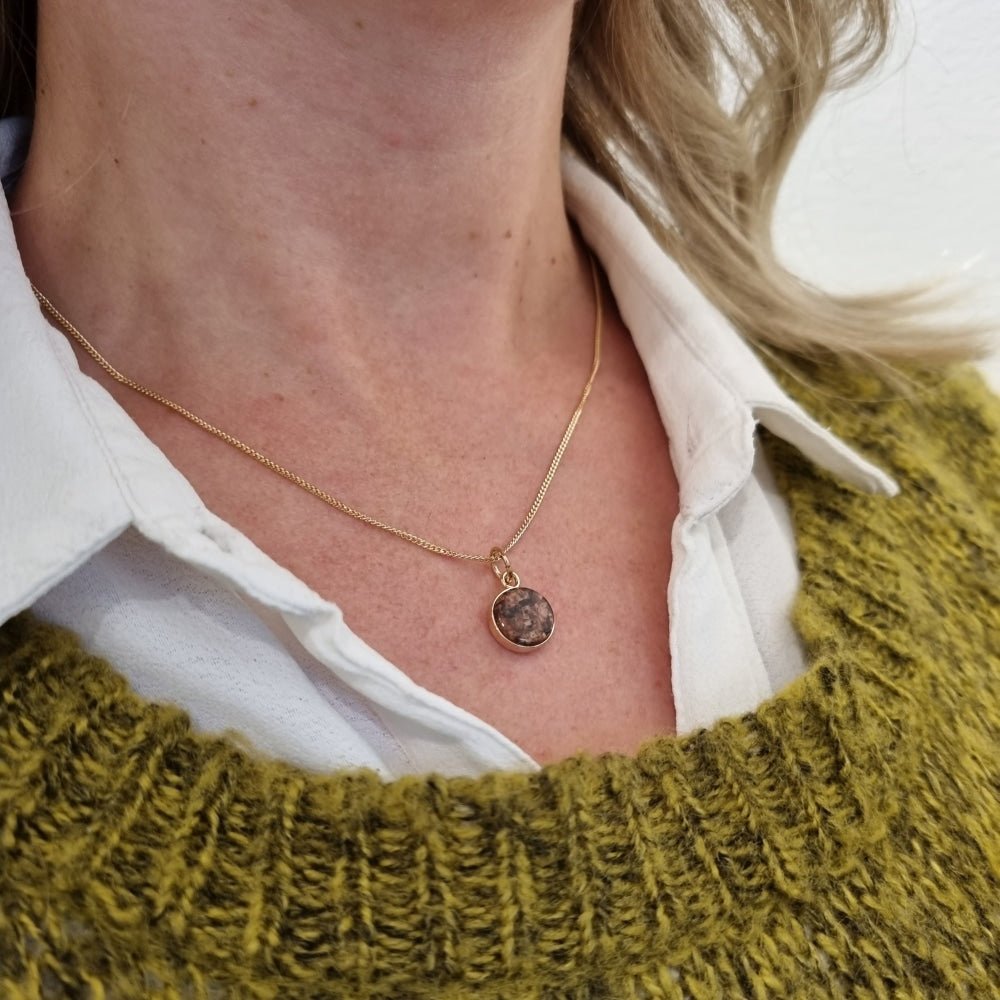 BASIC GRANITE 18K necklace - Guldviva Jewellery