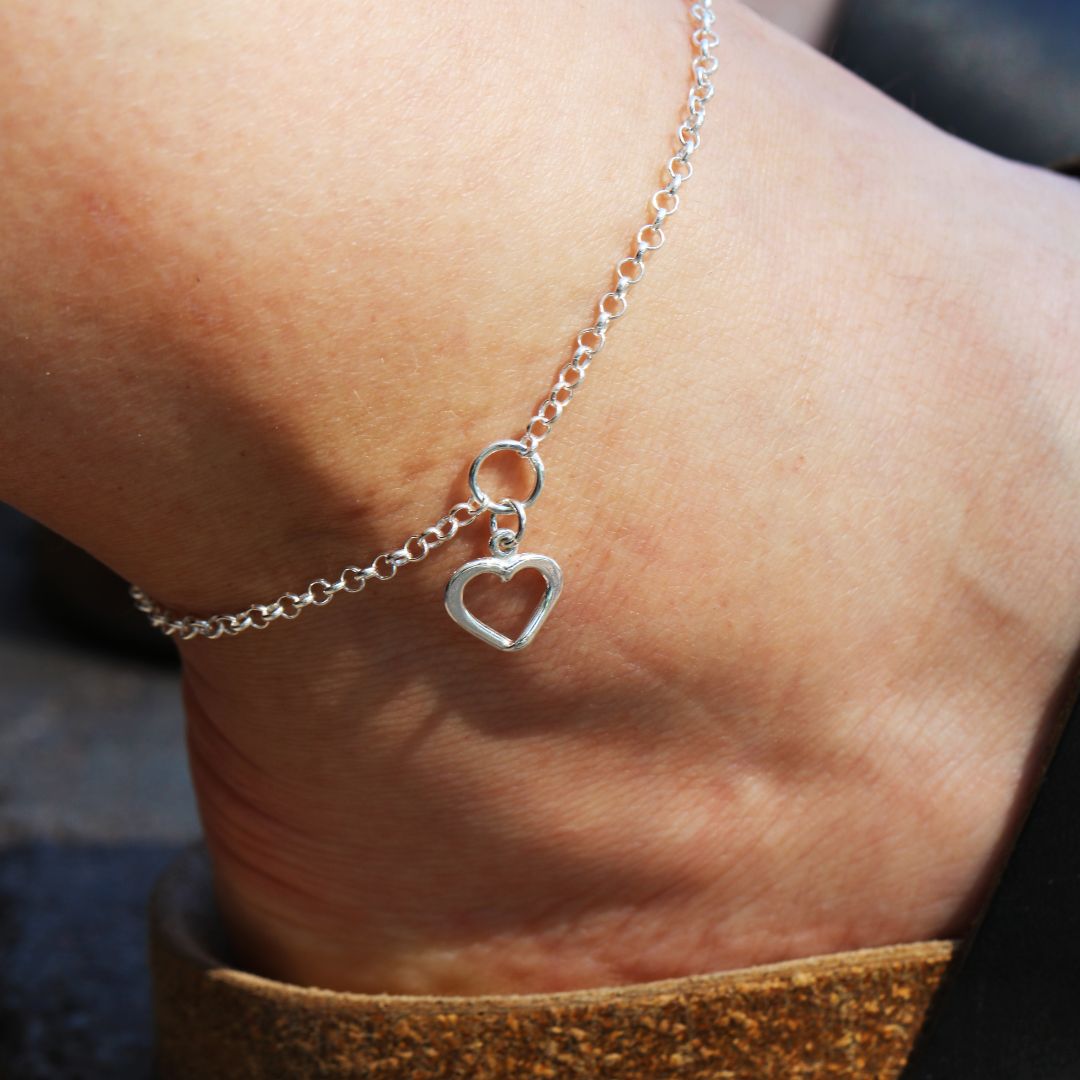 HJÄRTLIG (Hearty) anklet - Guldviva Jewellery
