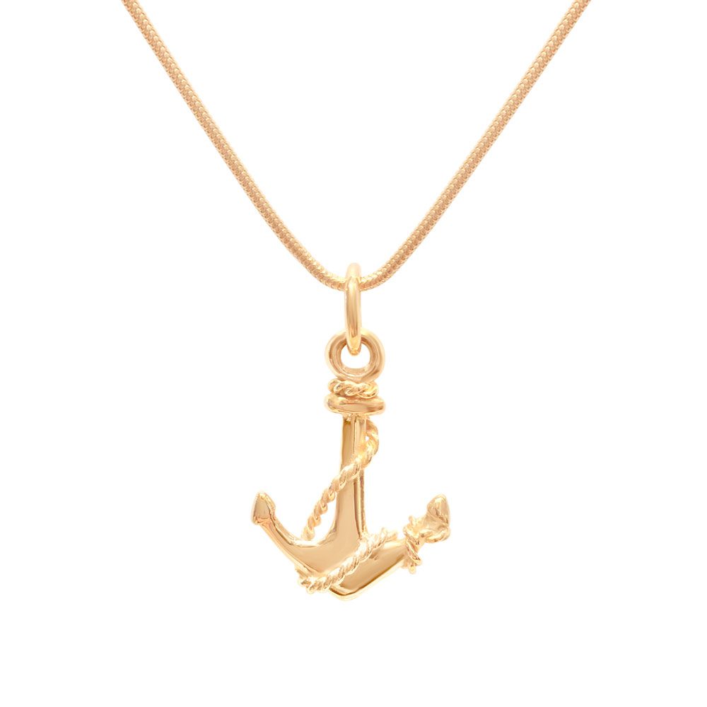ANKARE (Anchor) 18K necklace - Guldviva Jewellery