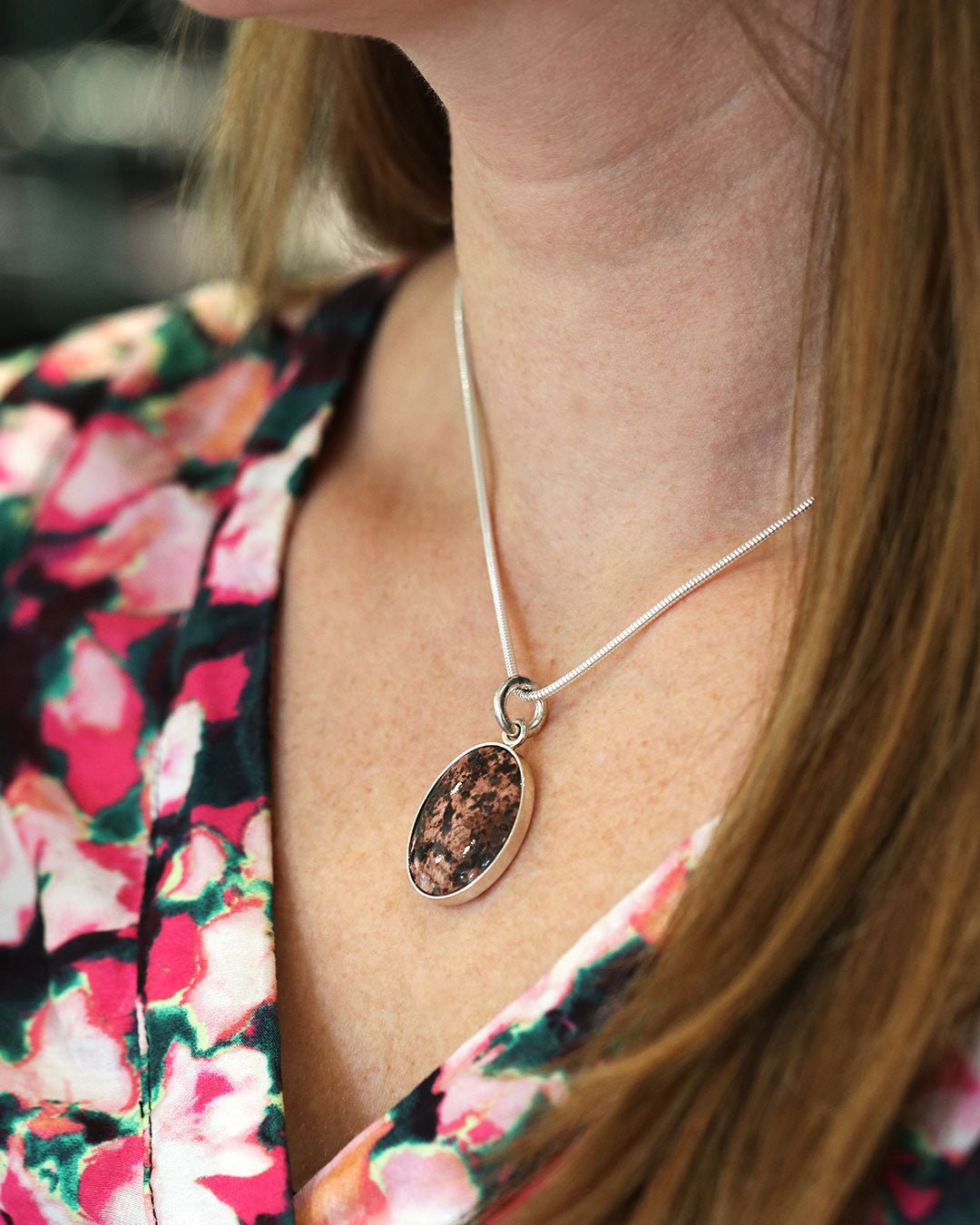 BASICO GRANITE L necklace - Guldviva Jewellery