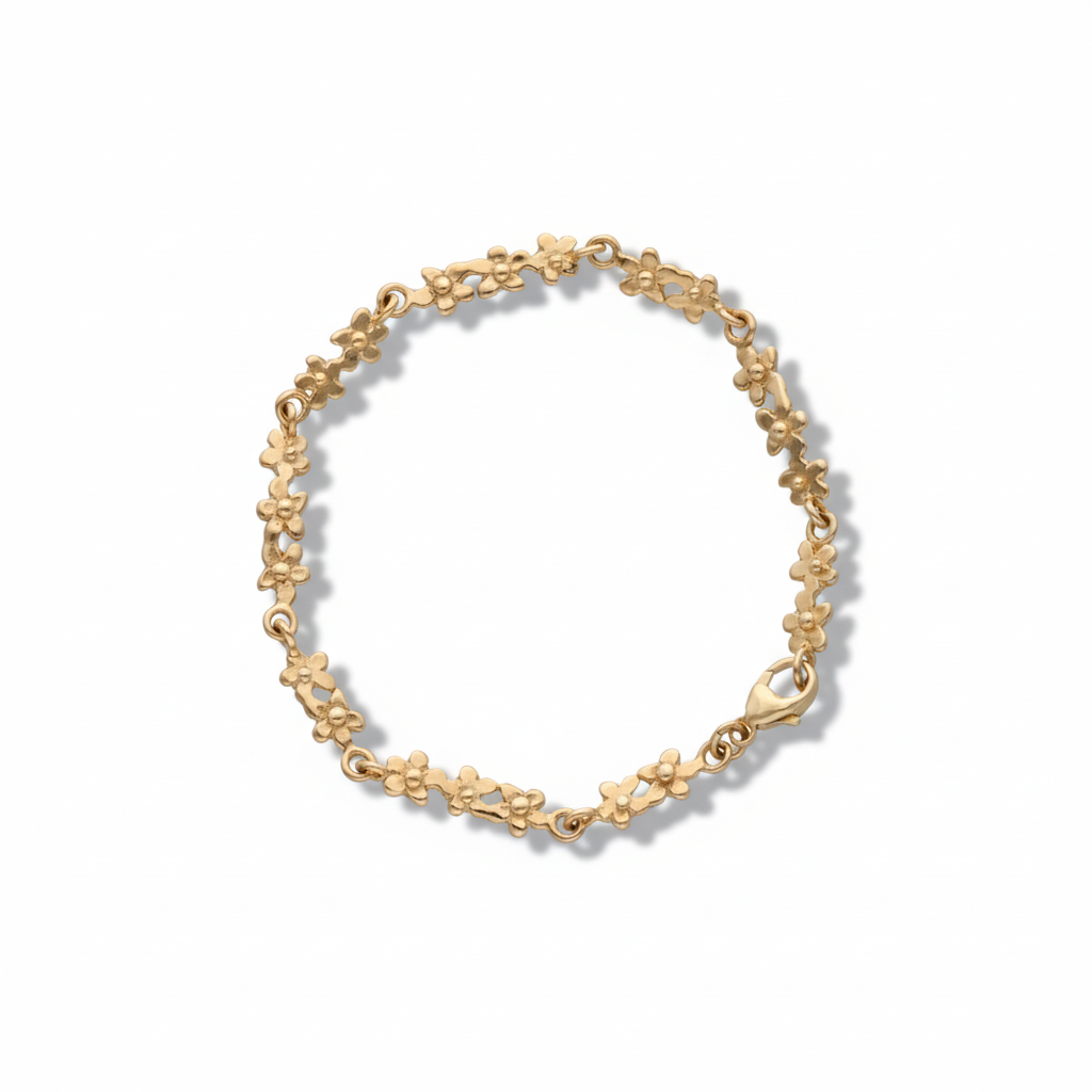 FÖRGÄT MIG EJ (Forget Me Not) 18K bracelet