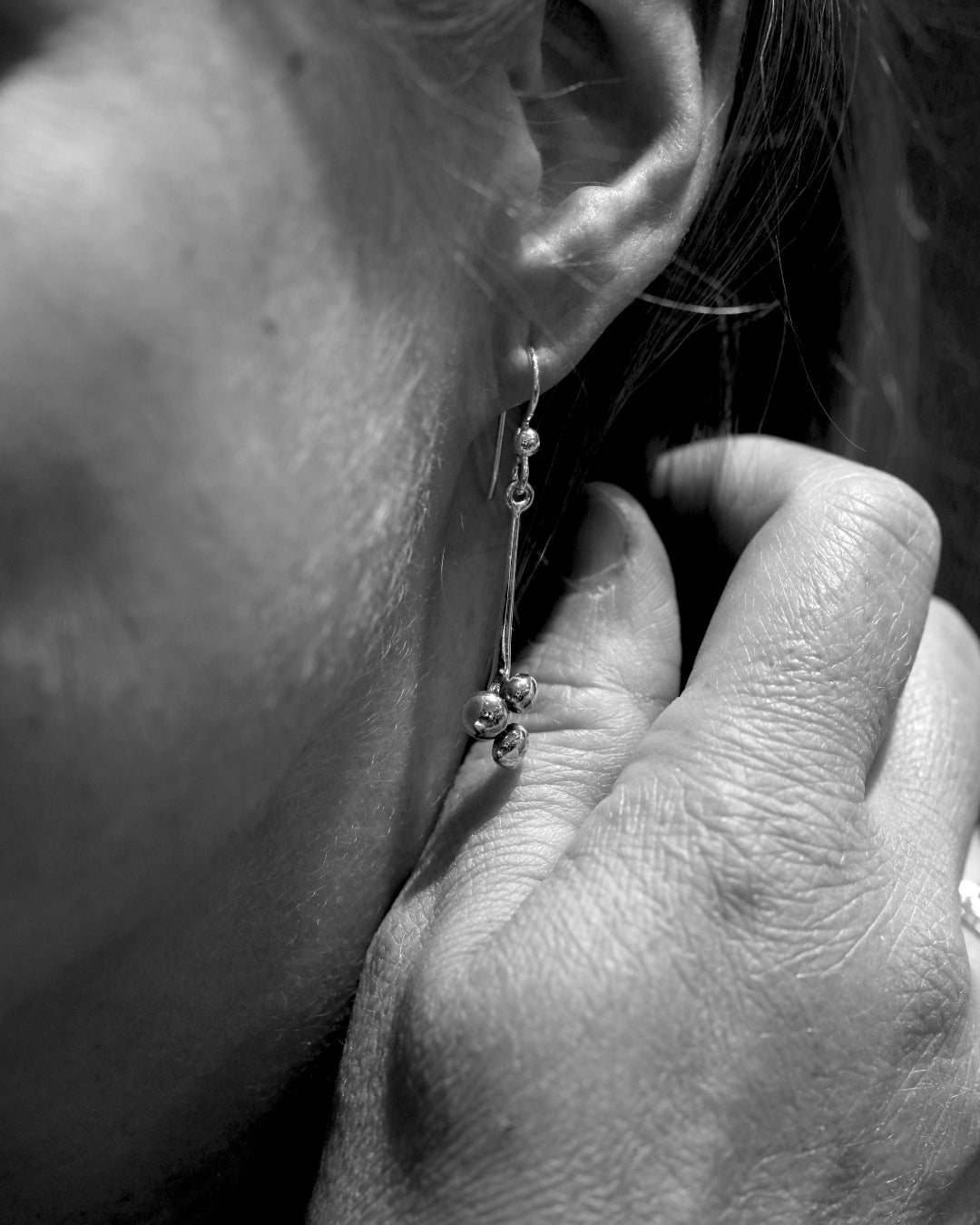 HAVTORN (Sea Buckthorn) earrings - Guldviva Jewellery