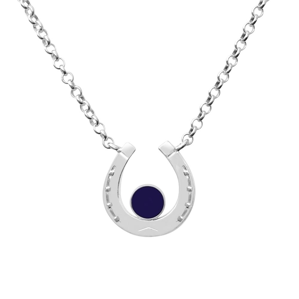 HÄSTSKO (Horseshoe) SPEKTROLIT necklace - Guldviva Jewellery