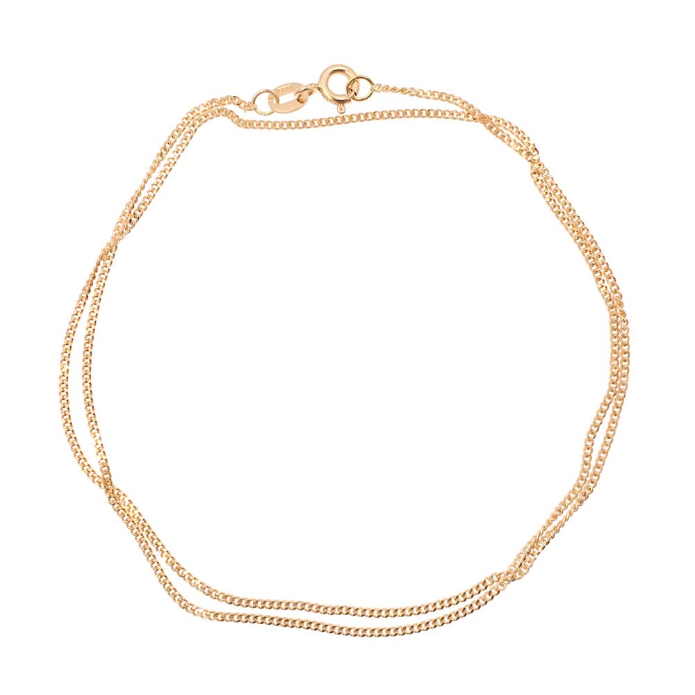 Curb chain (035) 18K - Guldviva Jewellery