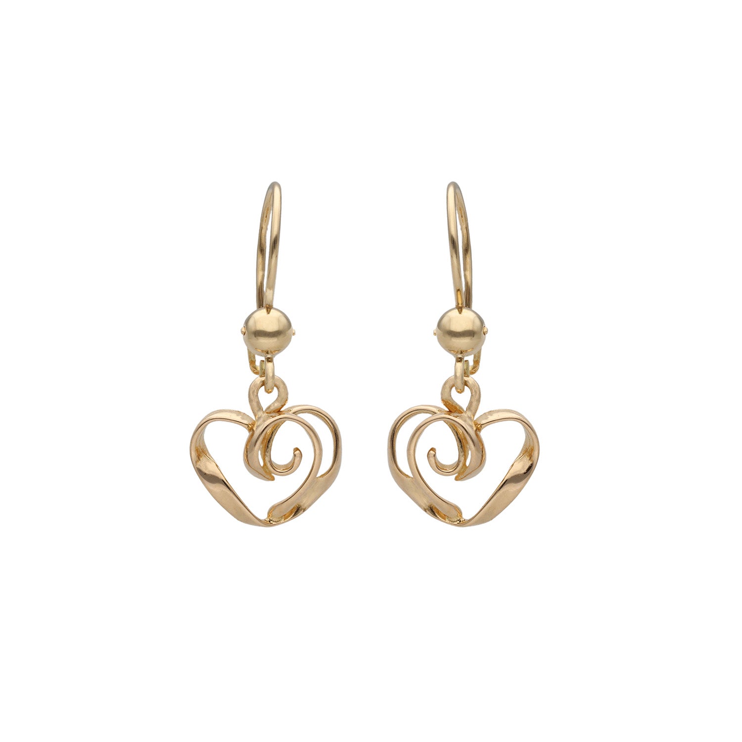 STORMSKERRY MAJA HEART 18K earrings - Guldviva Jewellery