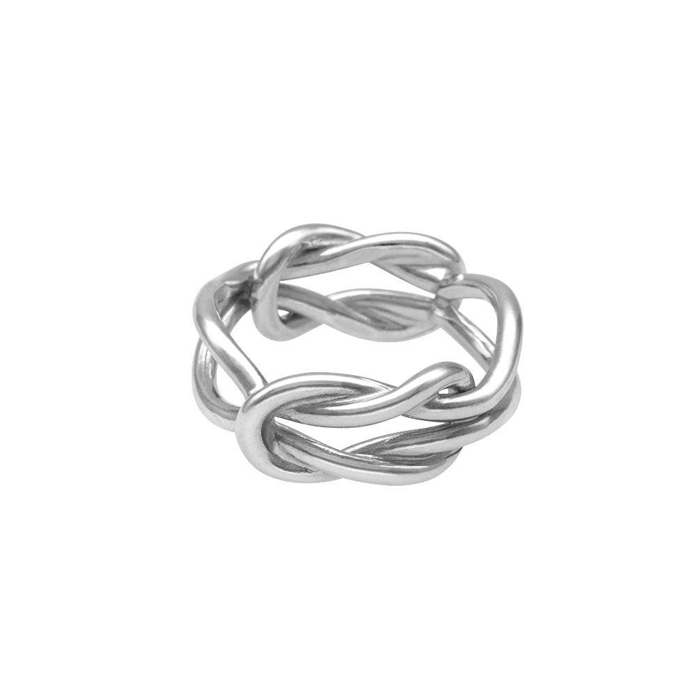 RÅBANDSKNOP (Reef Knot) Scarf ring - Guldviva Jewellery