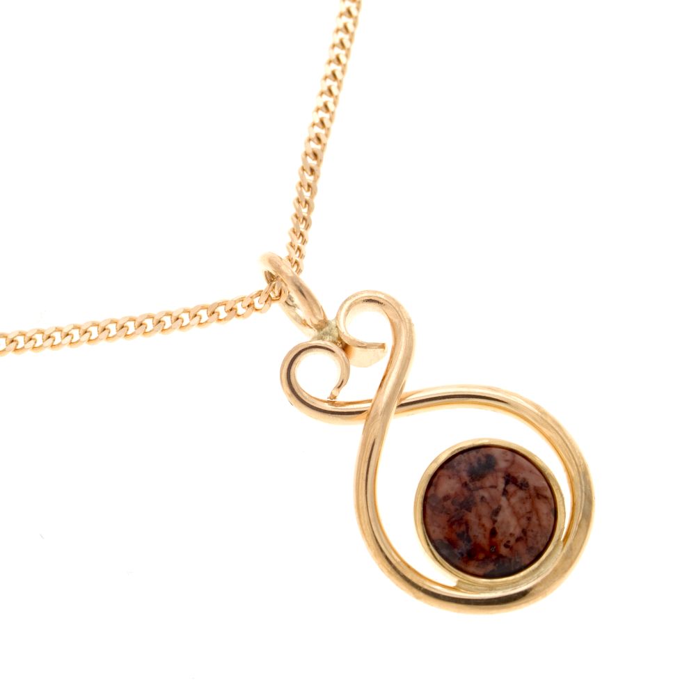 ÅLANDSHJÄRTA (Heart of Åland) 18K necklace - Guldviva Jewellery