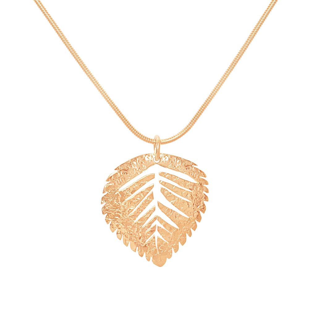 BJÖRK (Birch) 18K necklace - Guldviva Jewellery