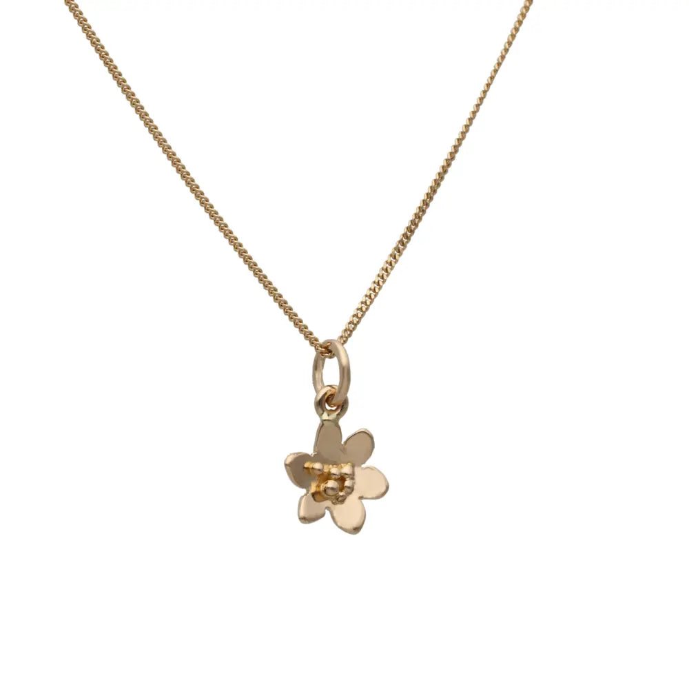 BLÅSIPPA (Hepatica) XS 18K necklace - Guldviva Jewellery