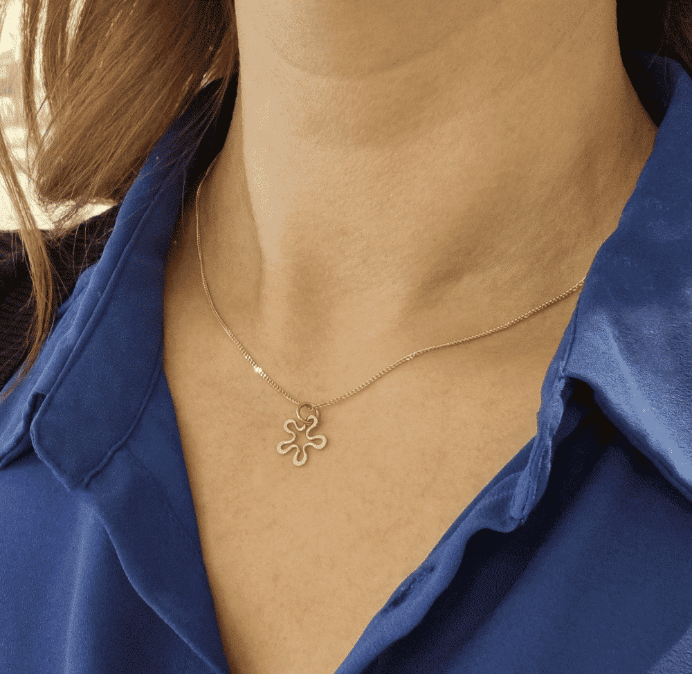BLOMMAN™ 18K 1,0 necklace - Guldviva Jewellery