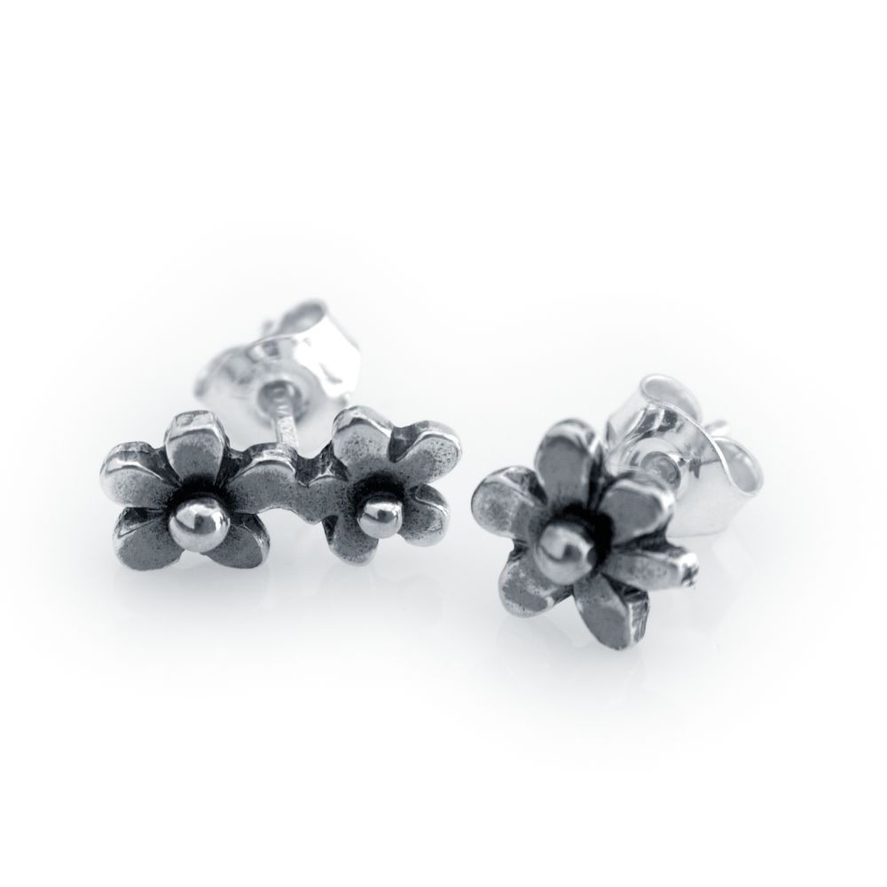 FÖRGÄT MIG EJ (Forget Me Not) earstuds - Guldviva Jewellery