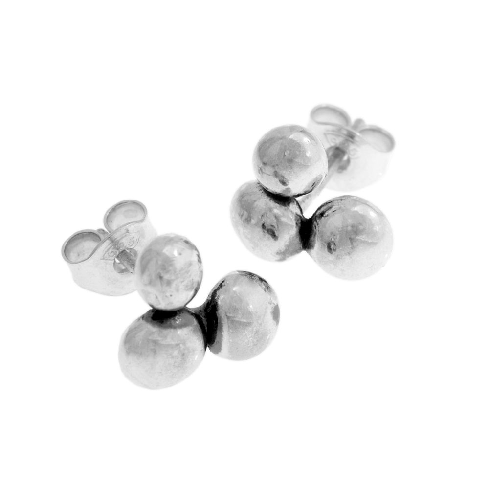 HAVTORN (Sea Buckthorn) earstuds - Guldviva Jewellery