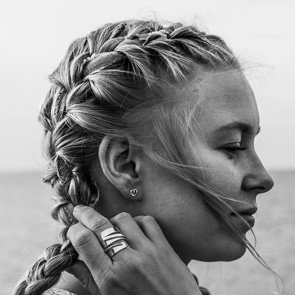 STORMSKERRY MAJA HEART earstuds - Guldviva Jewellery