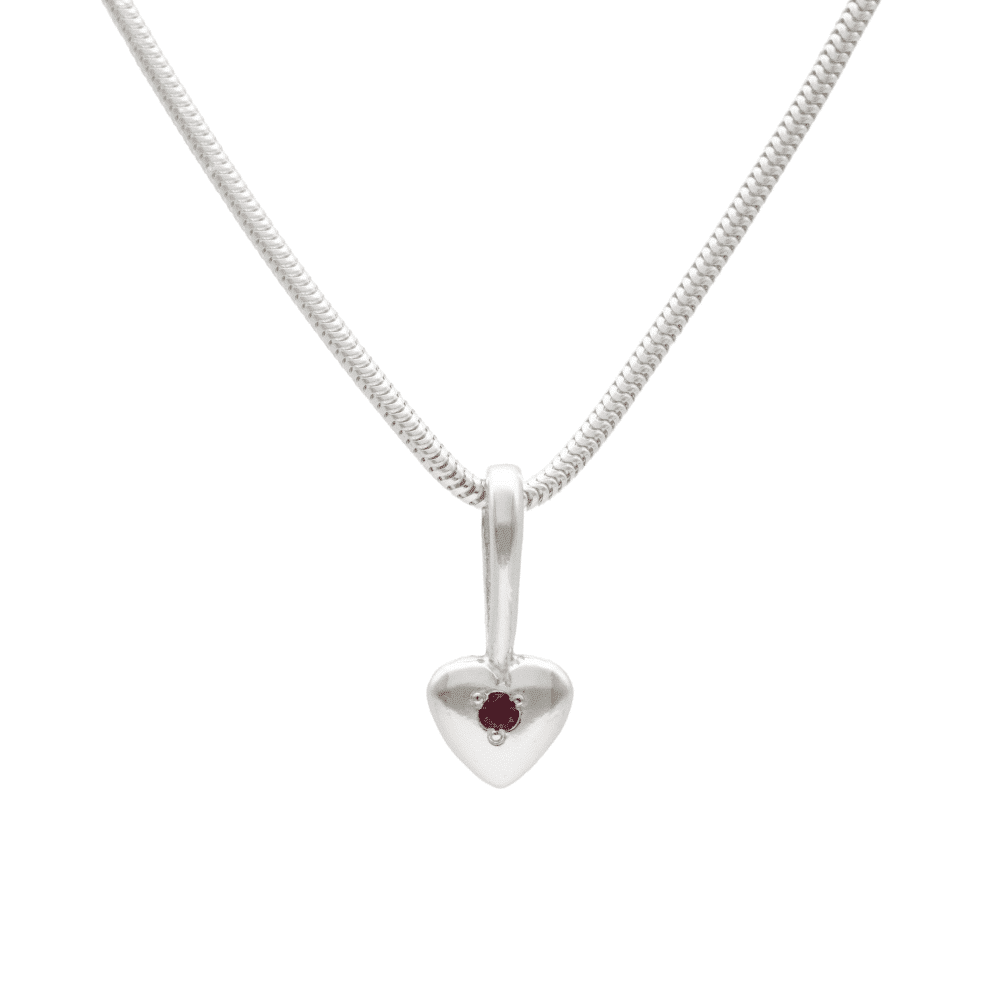 MITT HJÄRTA (My heart) necklace with grenade from Lapland - Guldviva Jewellery