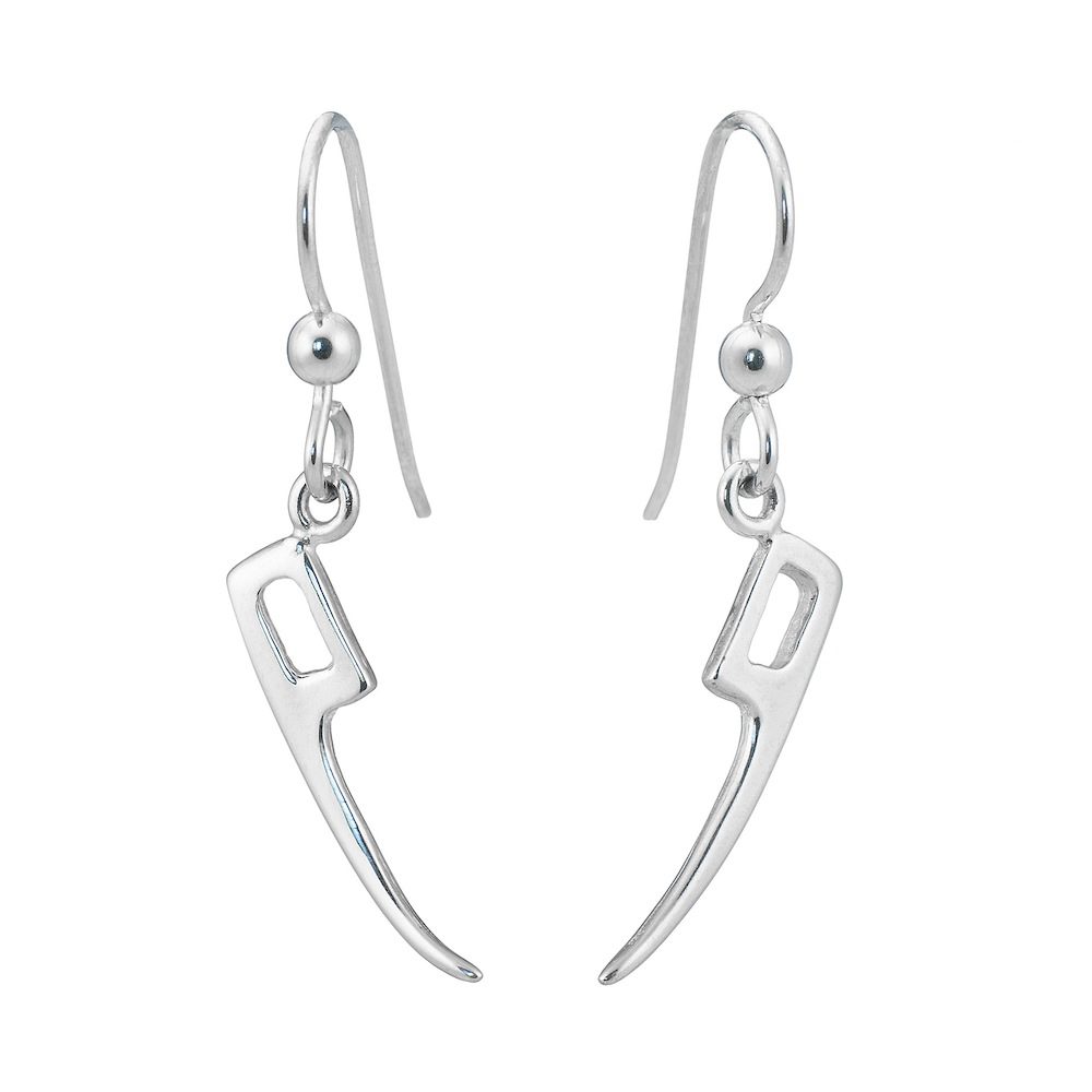 NÄTSTICKA (Netting needle) earrings - Guldviva Jewellery