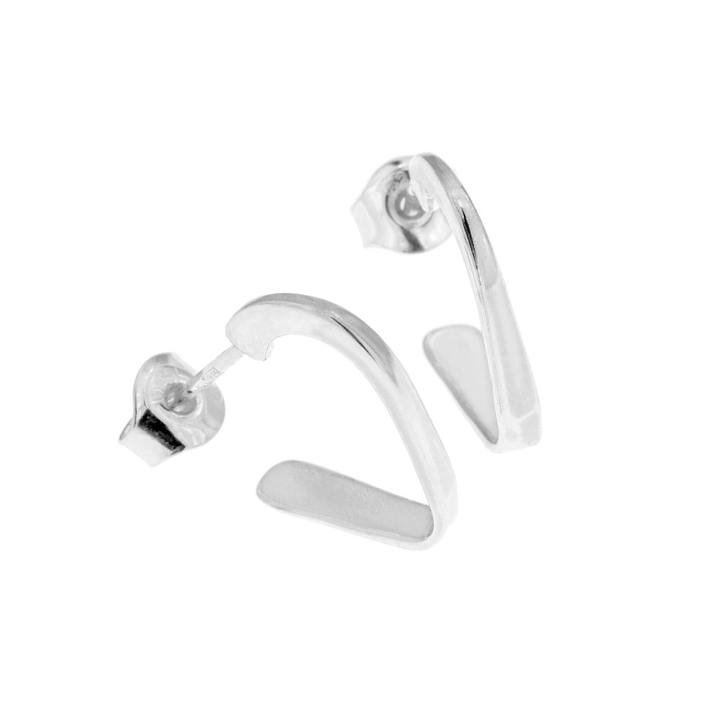 OPEN HEART earstuds - Guldviva Jewellery