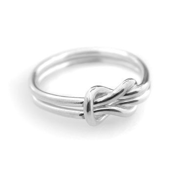 RÅBANDSKNOP (Reef Knot) ring - Guldviva Jewellery