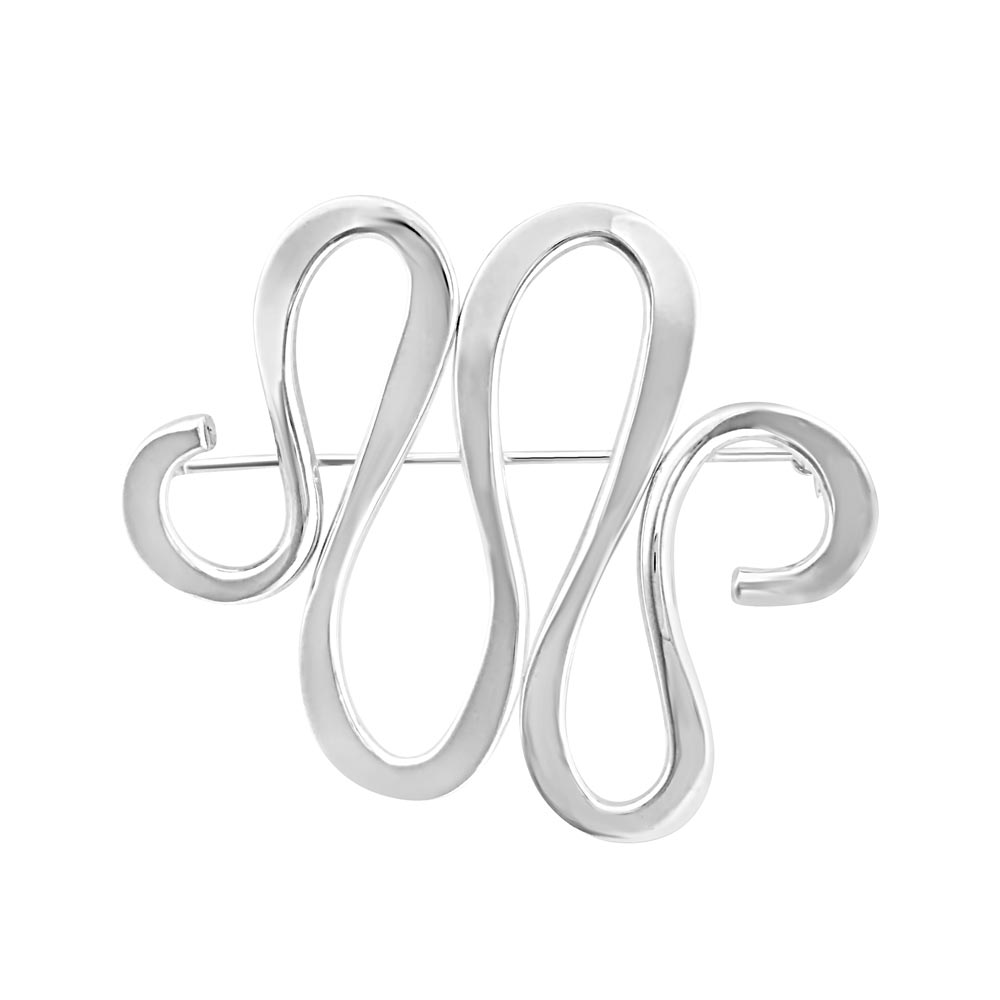 KRINGLAN (Kiehkura) XL brosch - Guldviva Jewellery