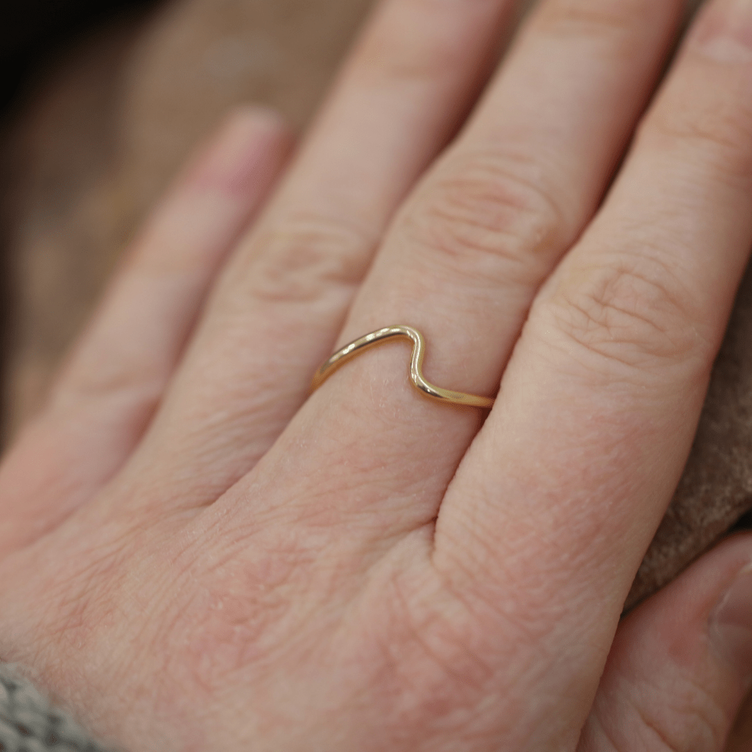 VÅGEN (Aalto) 18K Sormus - Guldviva Jewellery
