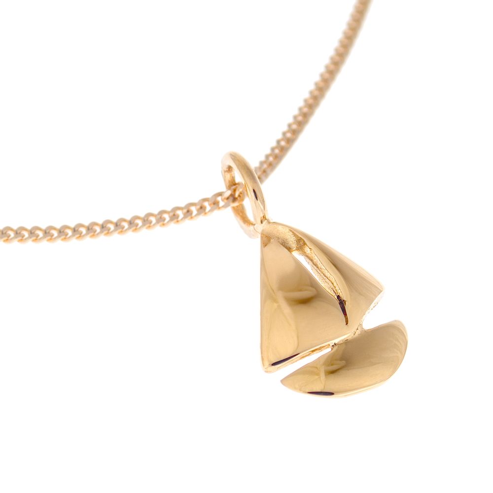 SEGELBÅT (Purjevene)  Kaulakoru 18K - Guldviva Jewellery