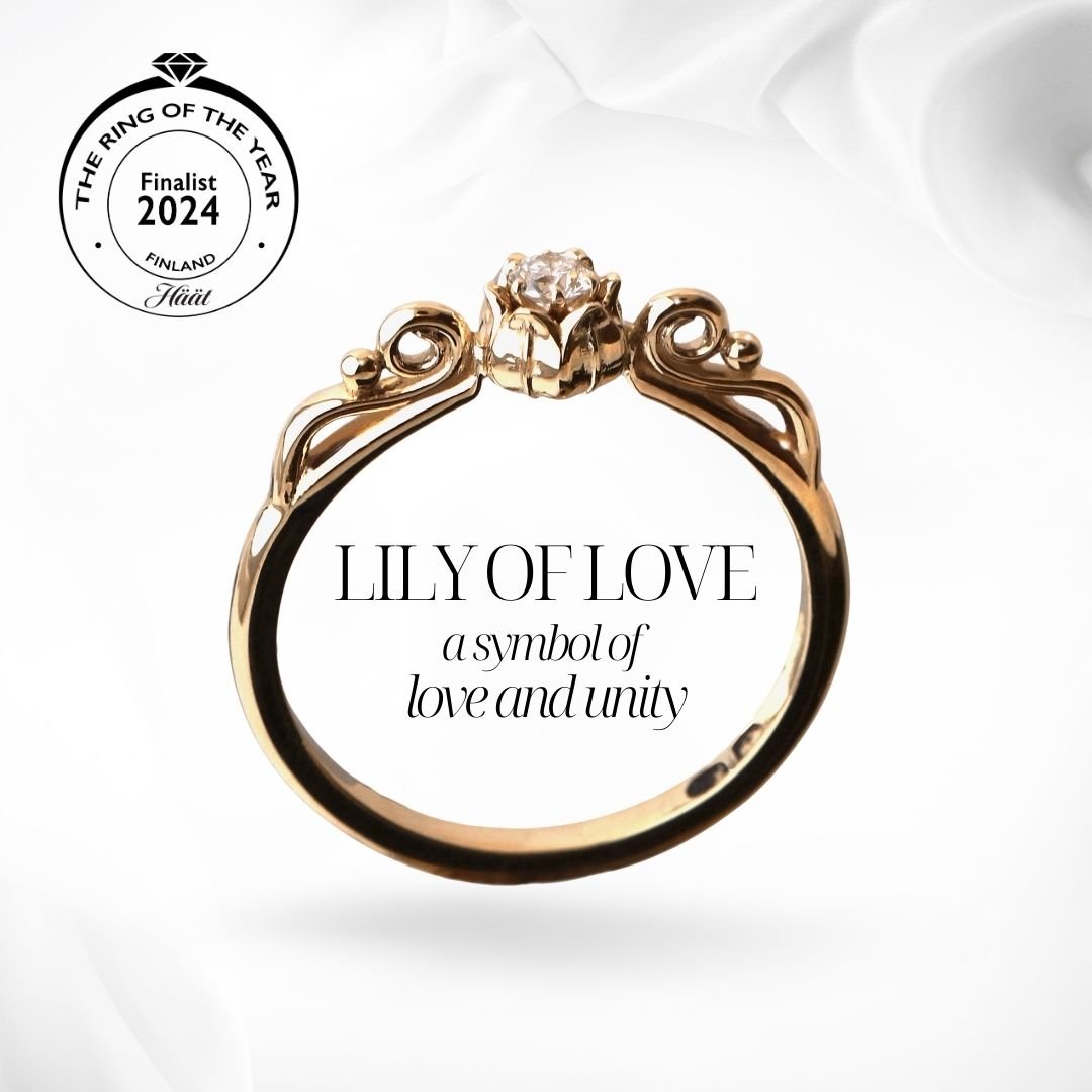 LILY OF LOVE 18K ring - Guldviva Smykker