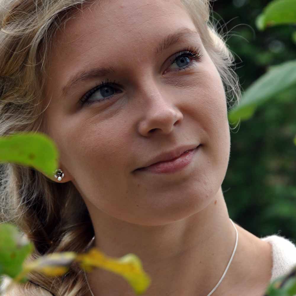 Epleblomst øredobber med stift  Guldviva - Smykker