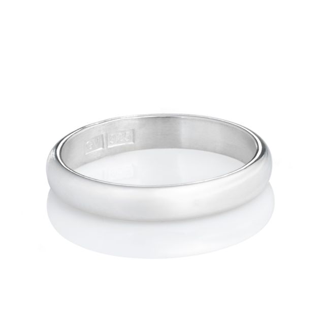 Guldviva RING Halvrund 3 mm - Smykker