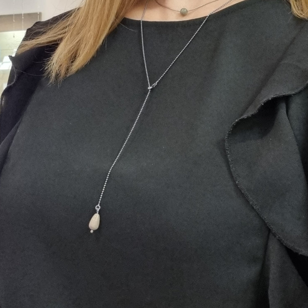 STRAND Droppe halsband - Guldviva Jewellery