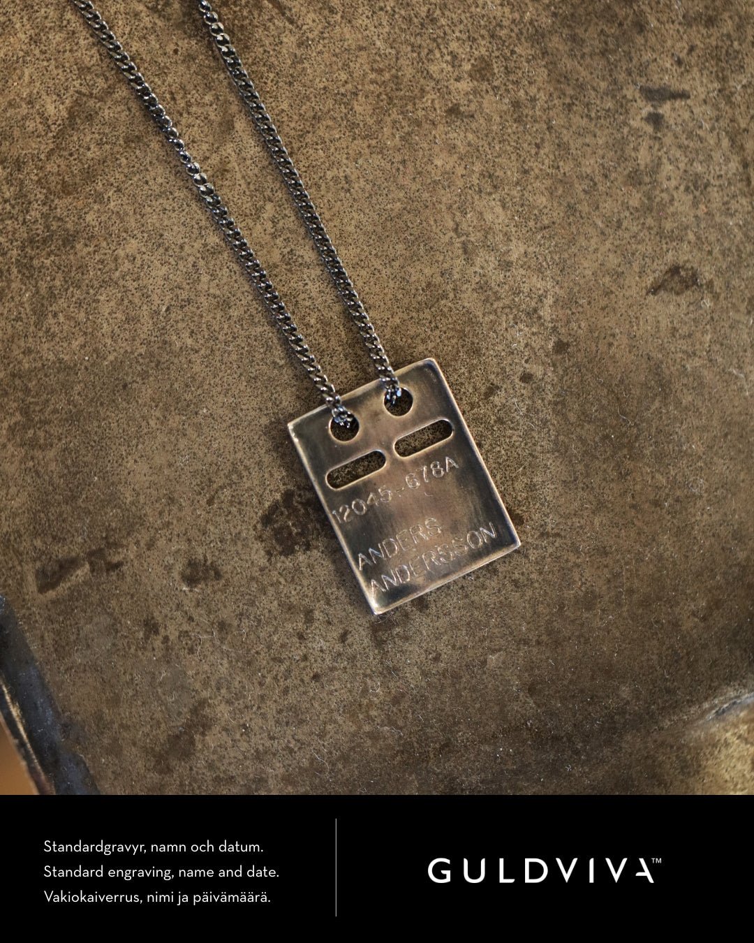 ID - BRICKA halsband - Guldviva Jewellery