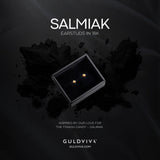 SALMIAK 18K örhängen på stift - Guldviva Jewellery